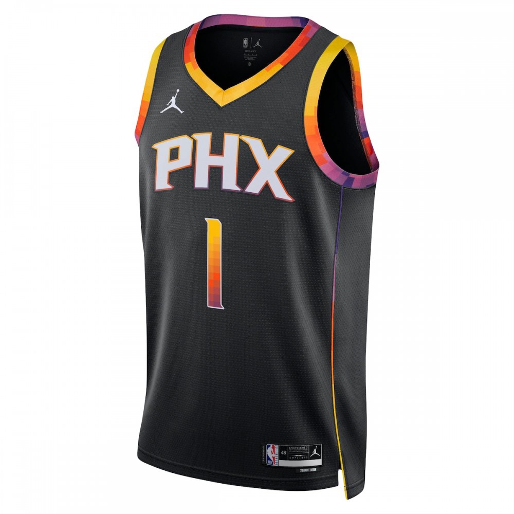 Devin Booker Phoenix Suns Jordan Brand 2022/23 Statement Edition Swingman Jersey - Black-Pro Kit Vault | Brand New 26/27 Sports Jerseys